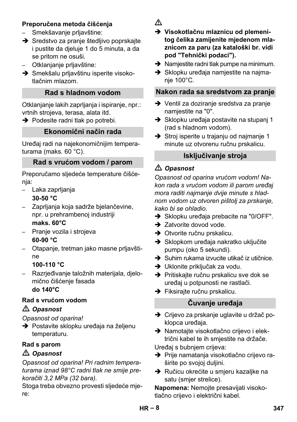 Karcher Nettoyeur haute pression HDS 8-18-4 C Classic User Manual | Page 347 / 460