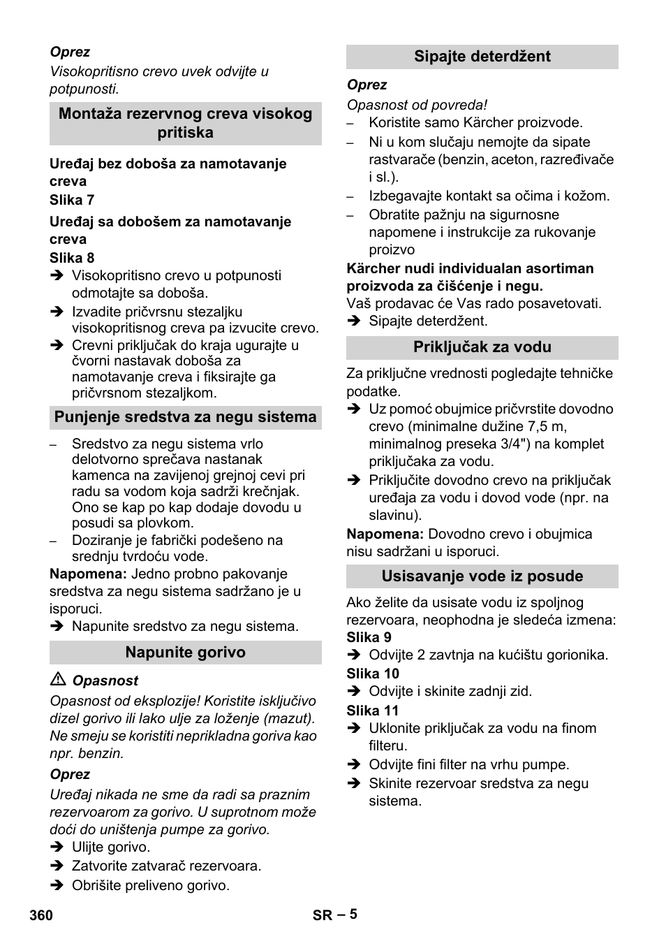 Karcher Nettoyeur haute pression HDS 8-18-4 C Classic User Manual | Page 360 / 460