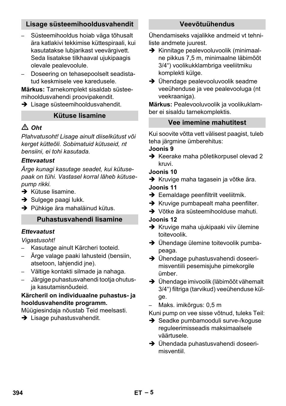 Karcher Nettoyeur haute pression HDS 8-18-4 C Classic User Manual | Page 394 / 460