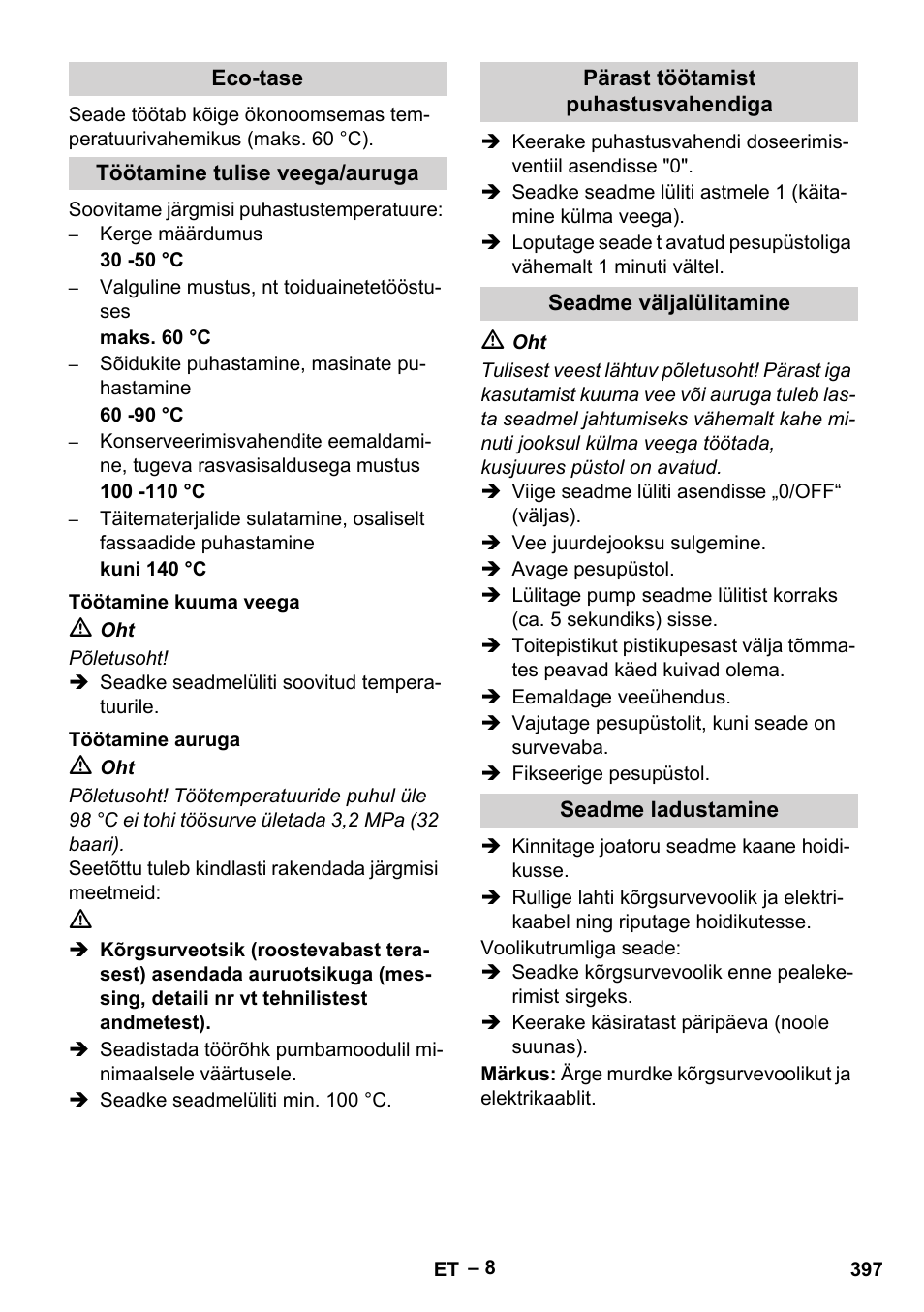 Karcher Nettoyeur haute pression HDS 8-18-4 C Classic User Manual | Page 397 / 460