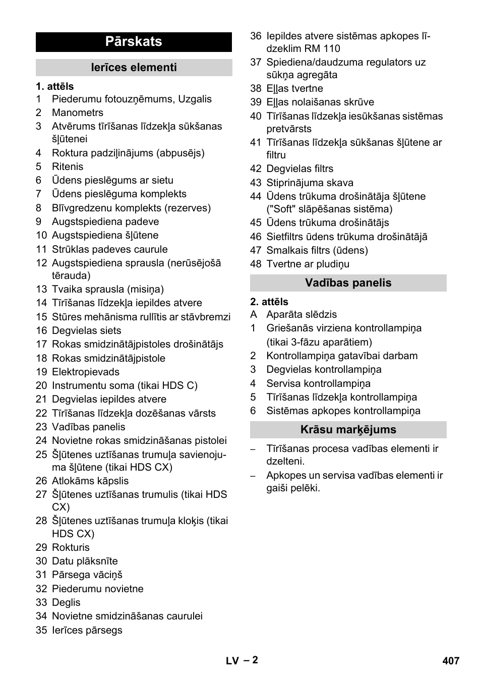 Pārskats | Karcher Nettoyeur haute pression HDS 8-18-4 C Classic User Manual | Page 407 / 460