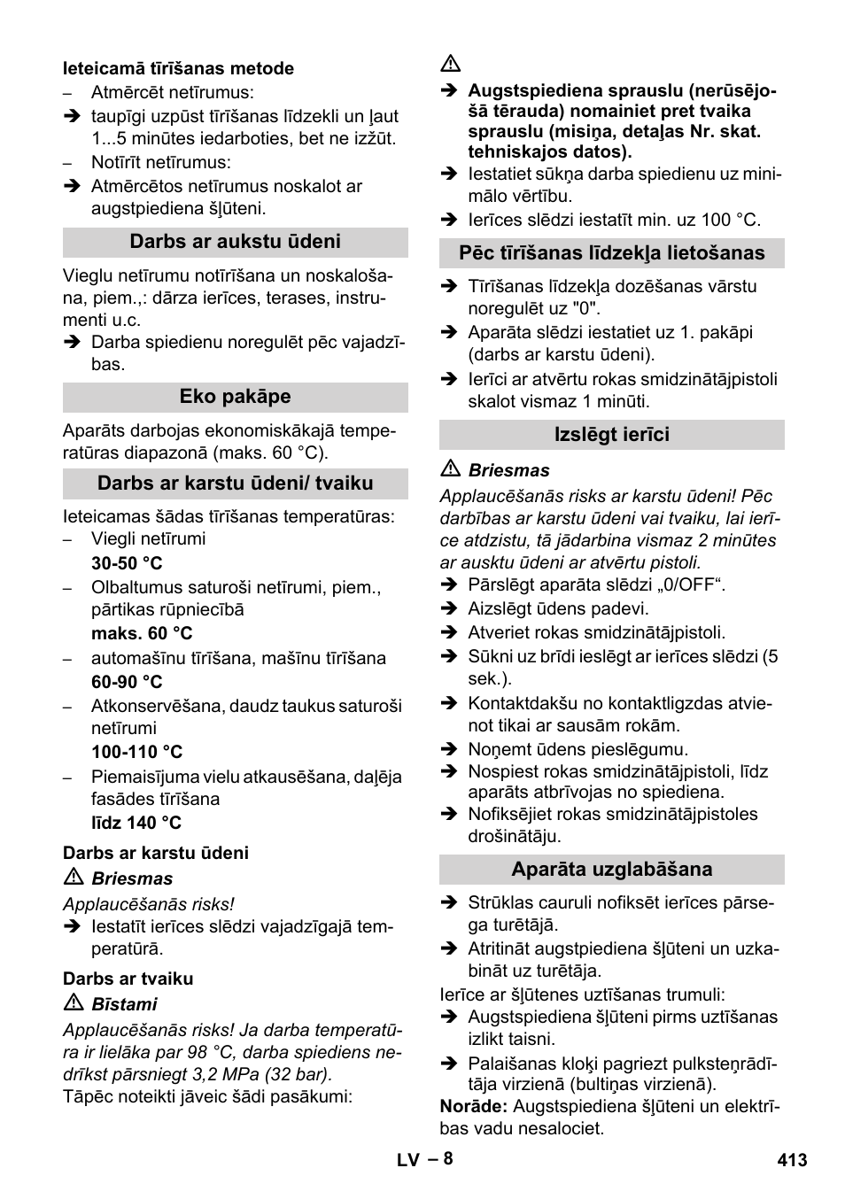 Karcher Nettoyeur haute pression HDS 8-18-4 C Classic User Manual | Page 413 / 460