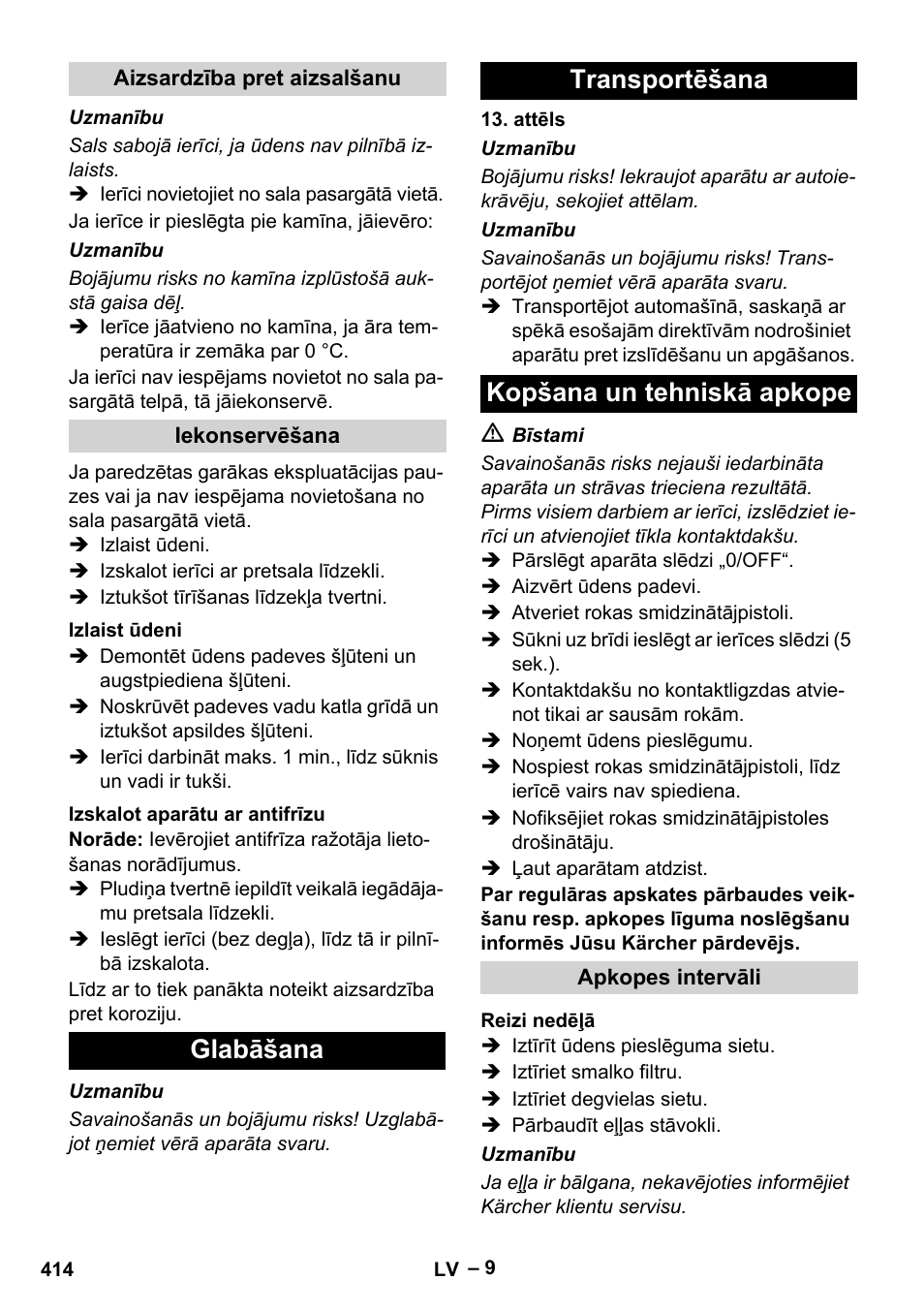 Karcher Nettoyeur haute pression HDS 8-18-4 C Classic User Manual | Page 414 / 460