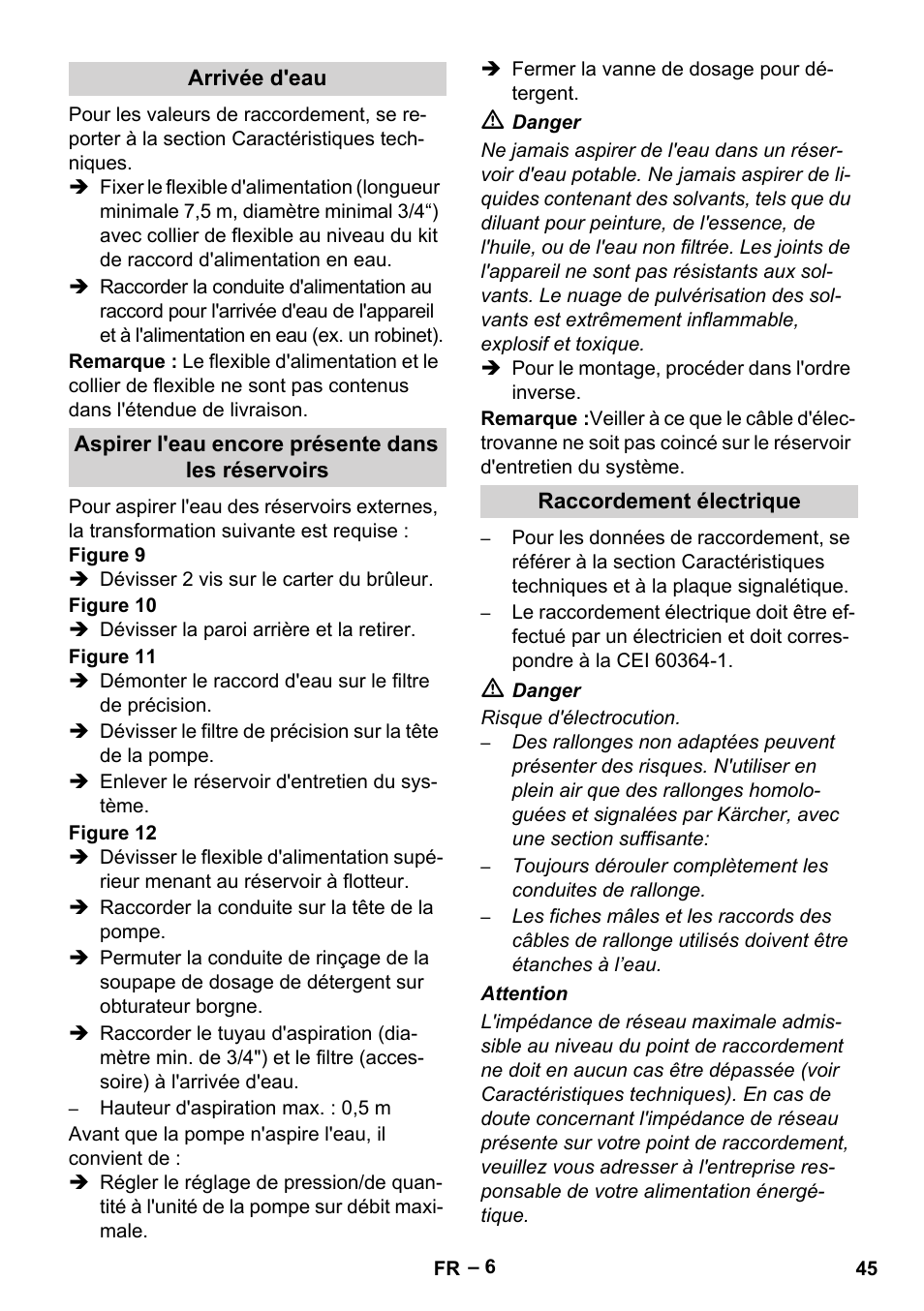 Karcher Nettoyeur haute pression HDS 8-18-4 C Classic User Manual | Page 45 / 460