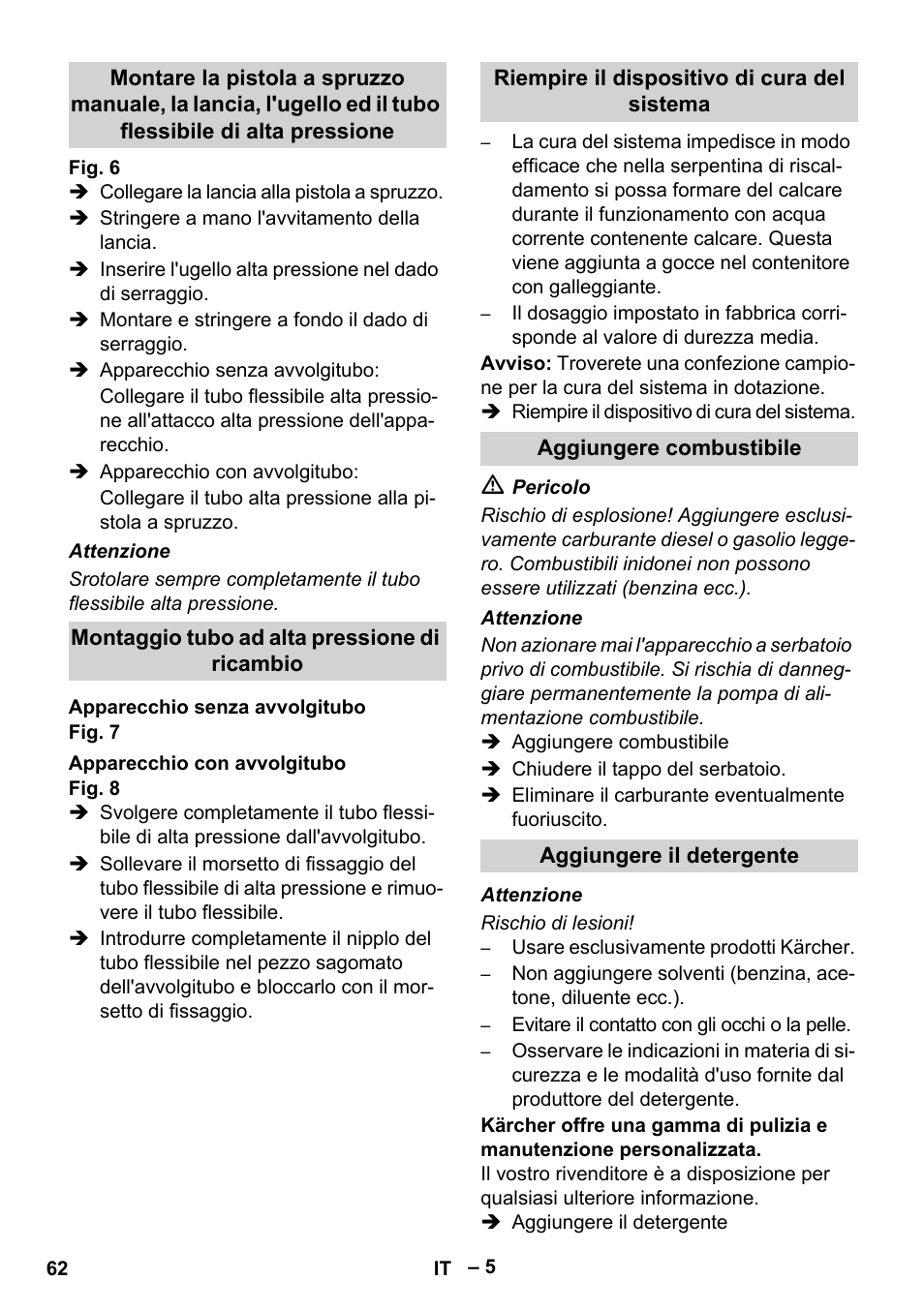 Karcher Nettoyeur haute pression HDS 8-18-4 C Classic User Manual | Page 62 / 460