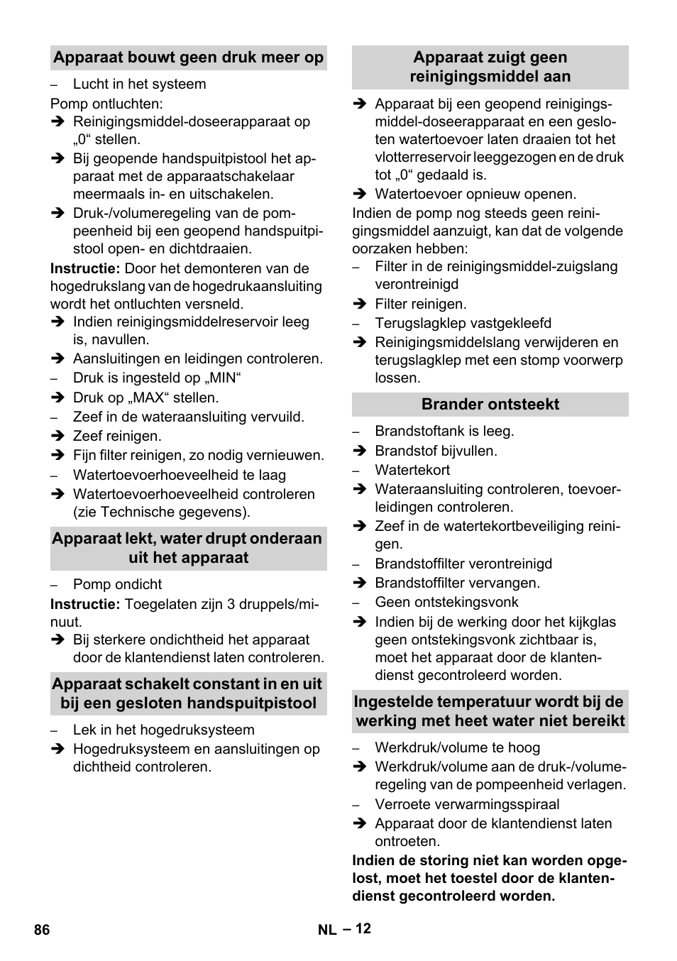 Karcher Nettoyeur haute pression HDS 8-18-4 C Classic User Manual | Page 86 / 460
