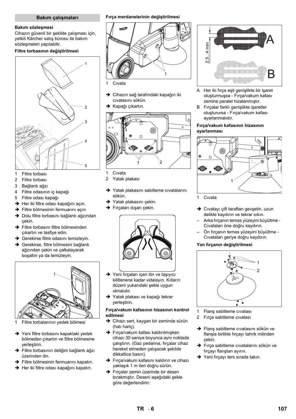 Karcher Aspiro-brosseur CV 85-2 RS User Manual | Page 107 / 228