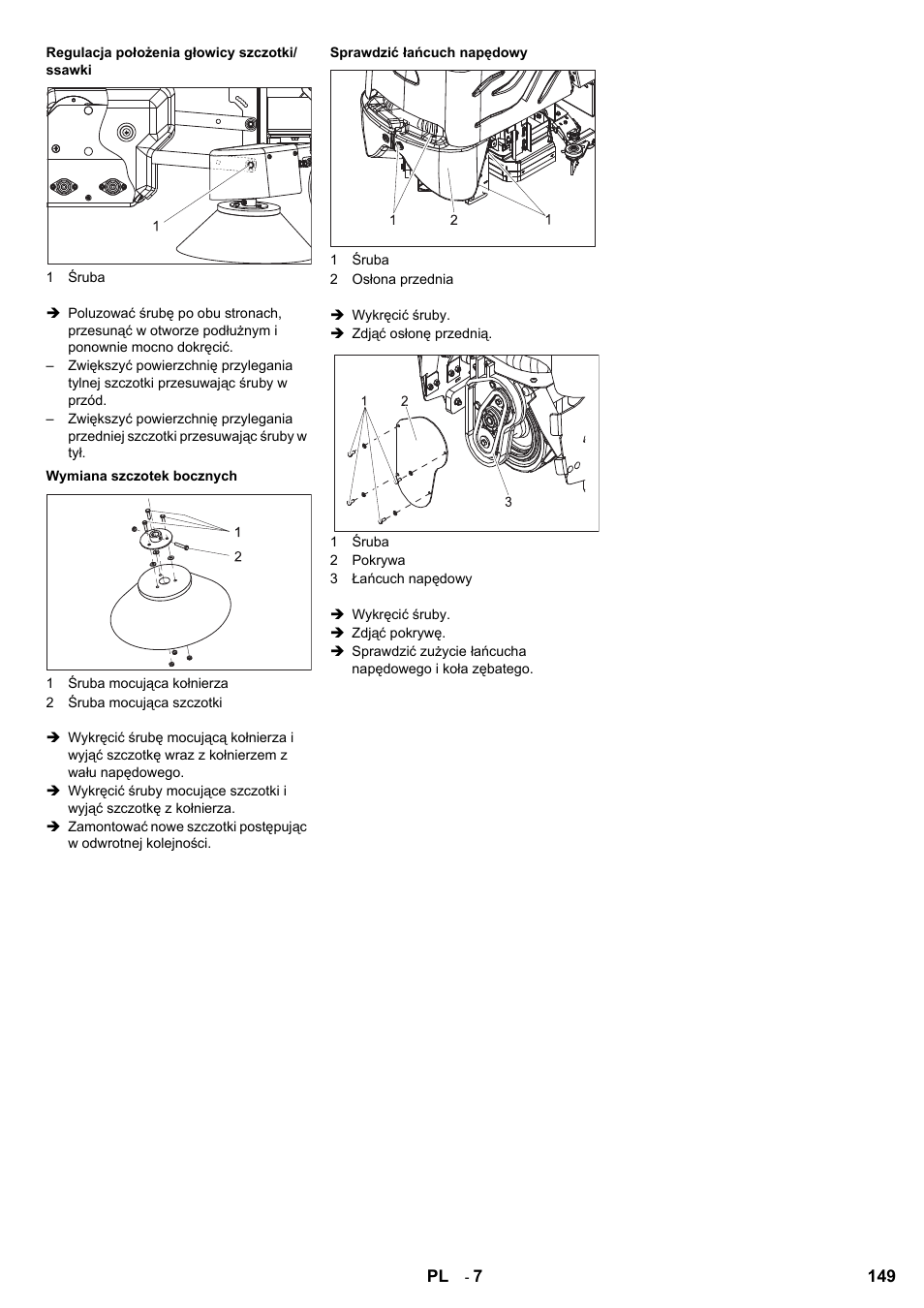 Karcher Aspiro-brosseur CV 85-2 RS User Manual | Page 149 / 228