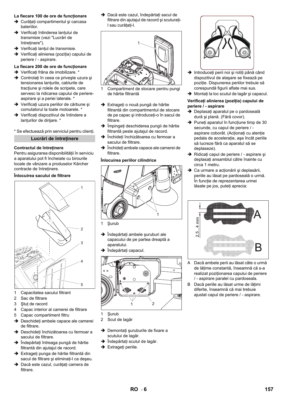 Karcher Aspiro-brosseur CV 85-2 RS User Manual | Page 157 / 228