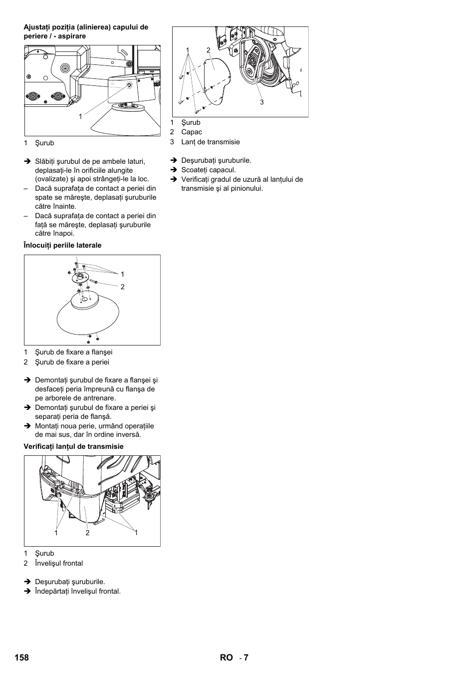 Karcher Aspiro-brosseur CV 85-2 RS User Manual | Page 158 / 228