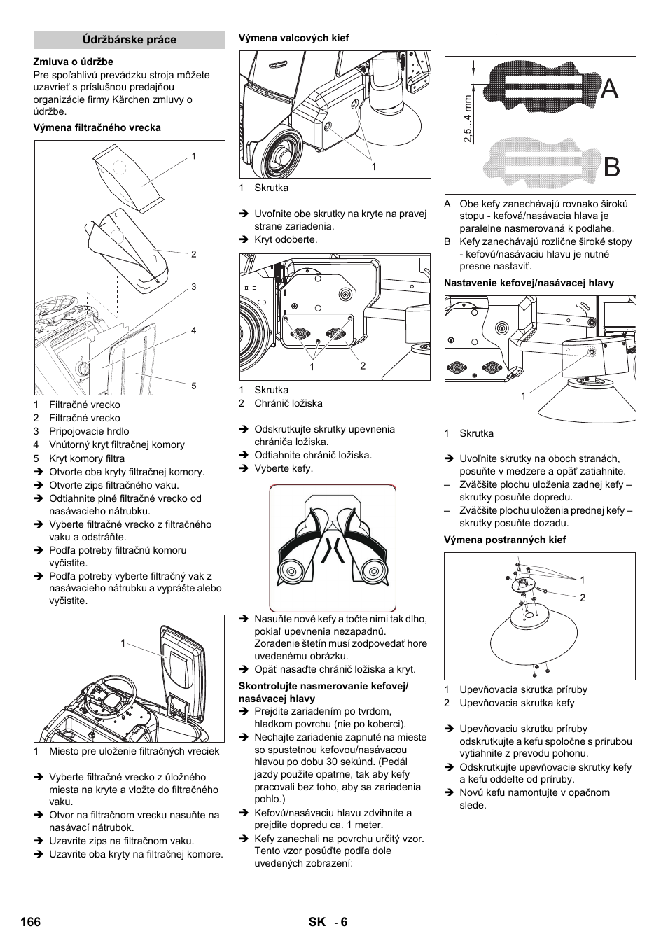 Karcher Aspiro-brosseur CV 85-2 RS User Manual | Page 166 / 228