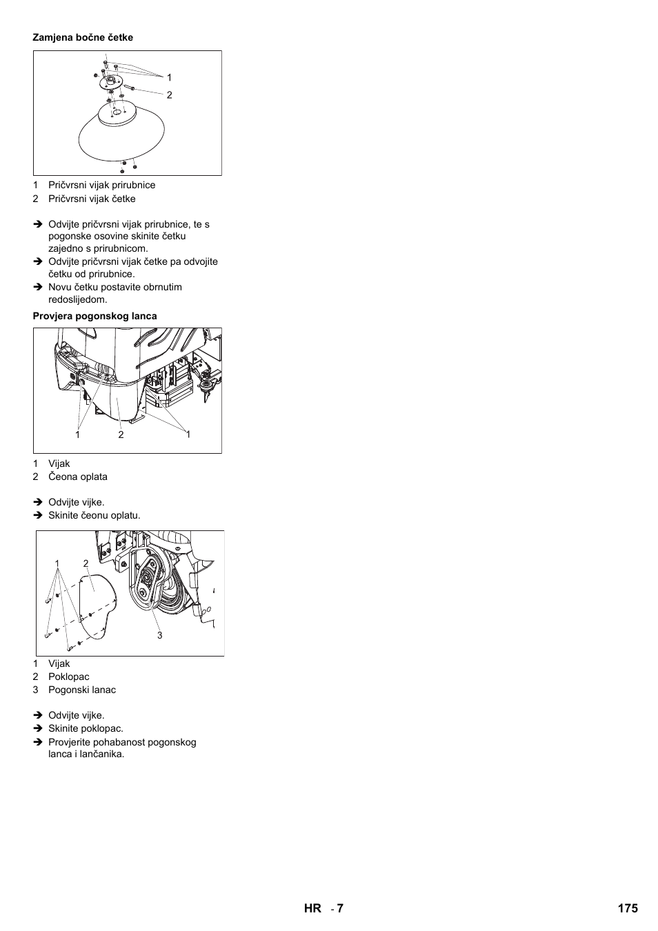 Karcher Aspiro-brosseur CV 85-2 RS User Manual | Page 175 / 228