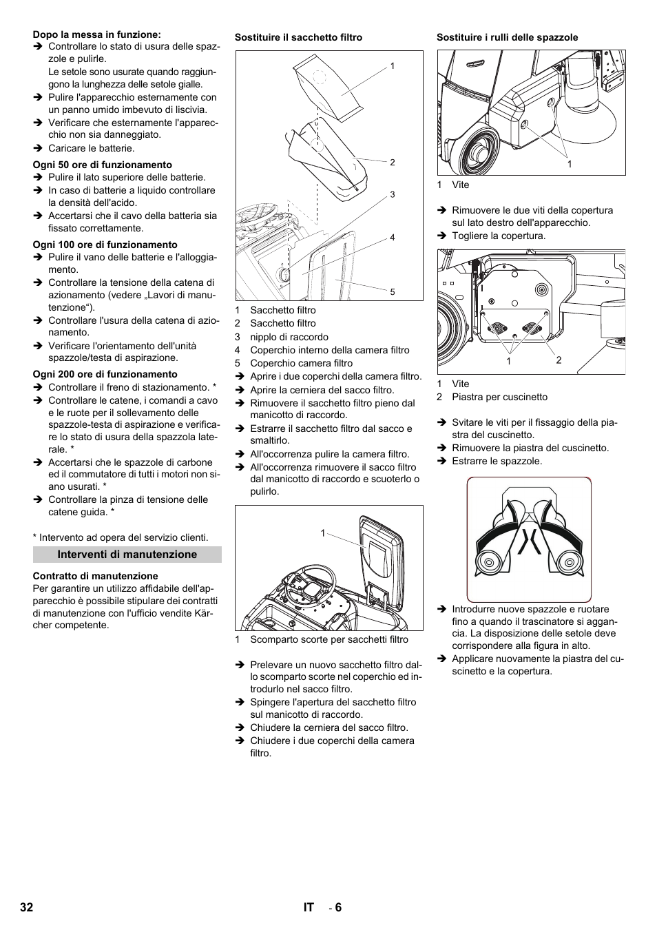 Karcher Aspiro-brosseur CV 85-2 RS User Manual | Page 32 / 228