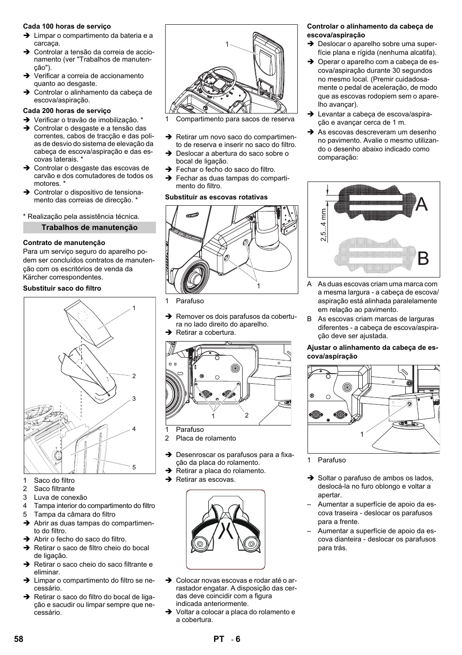 Karcher Aspiro-brosseur CV 85-2 RS User Manual | Page 58 / 228