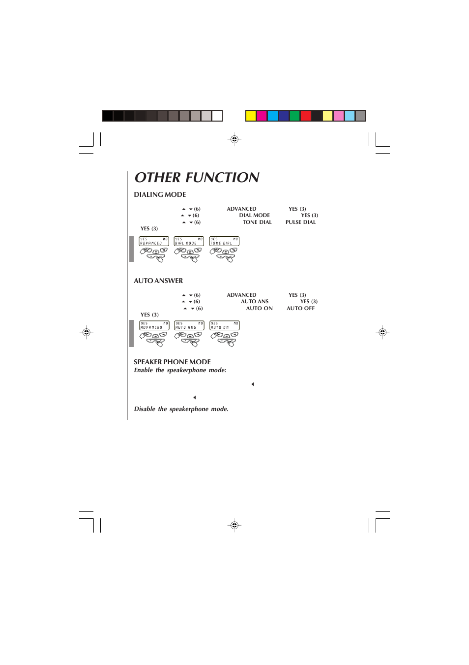 Other function | Audiovox Dual Handset Cordless Phone User Manual | Page 24 / 26