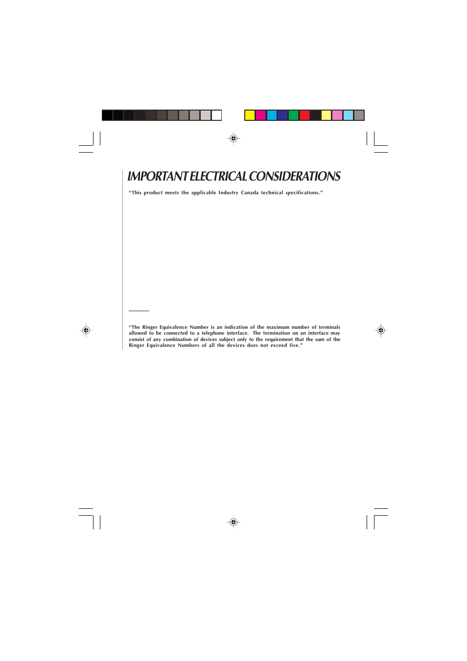 Important electrical considerations | Audiovox Dual Handset Cordless Phone User Manual | Page 7 / 26