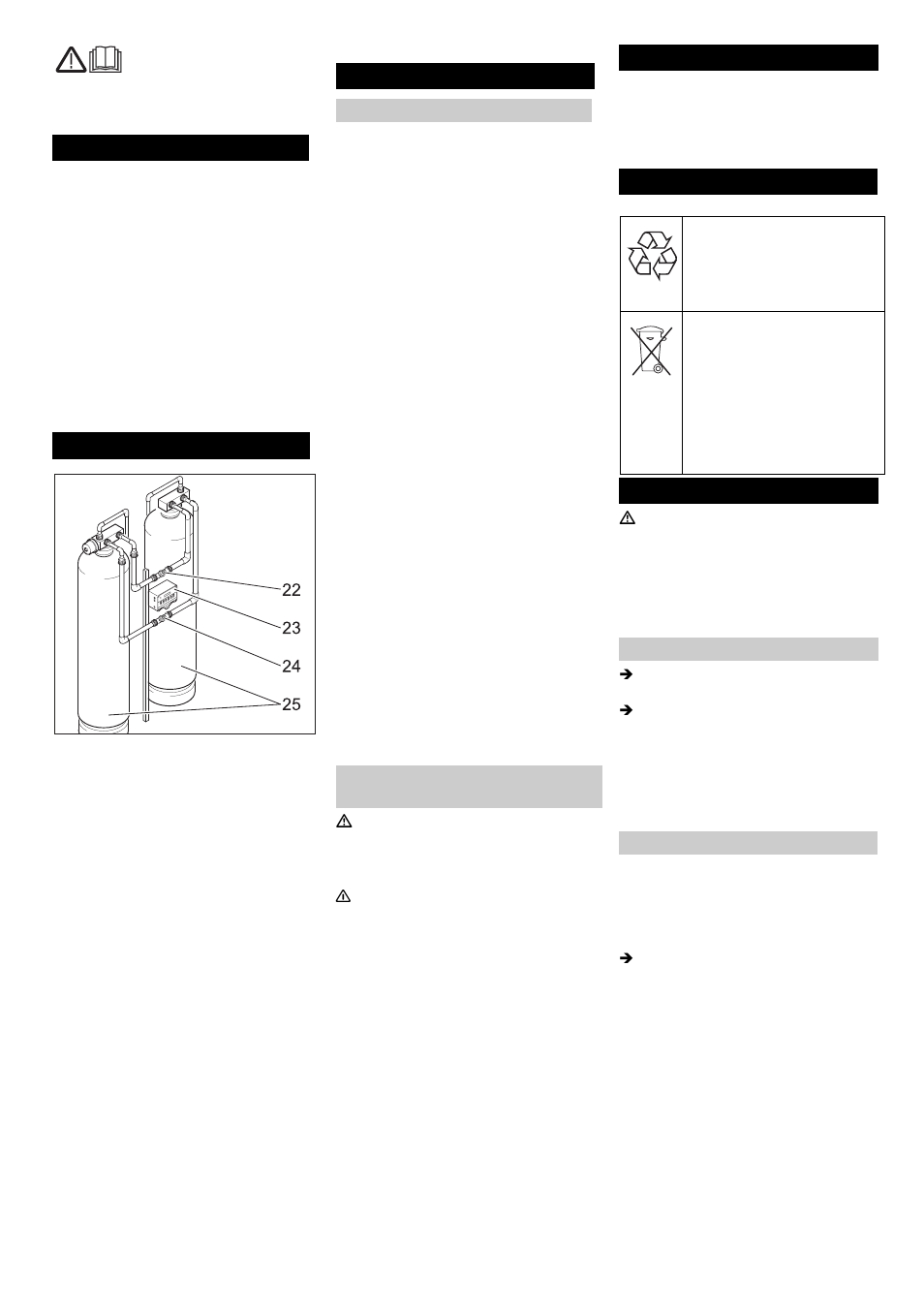Contents control elements safety instructions, Proper use environmental protection, Start up | Karcher Installation de potabilisation d’eau WPC 2500 SW User Manual | Page 14 / 36