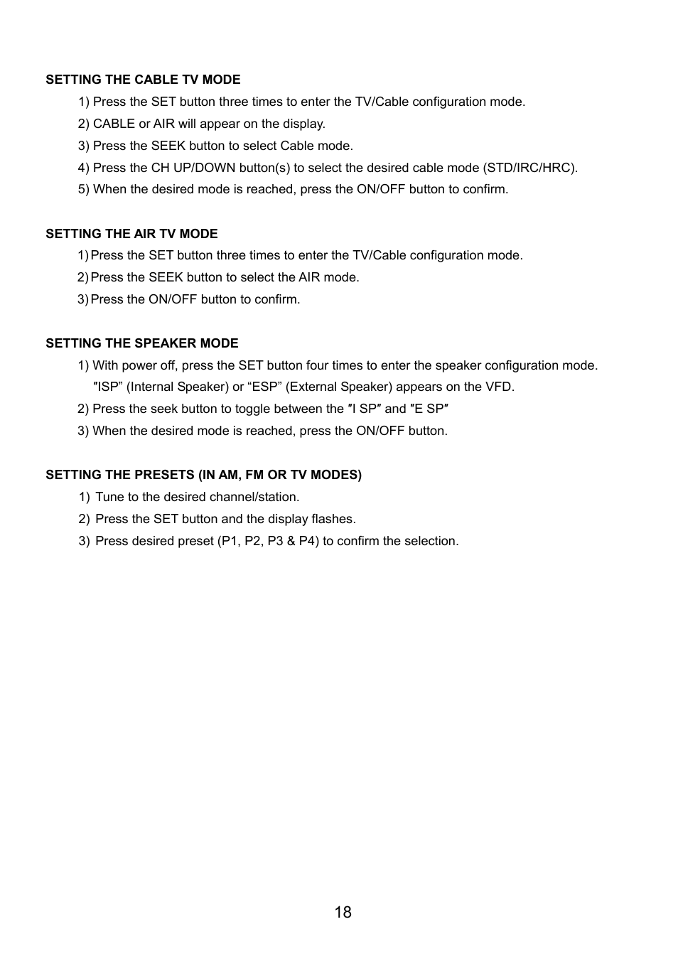 Audiovox VE720 User Manual | Page 19 / 33