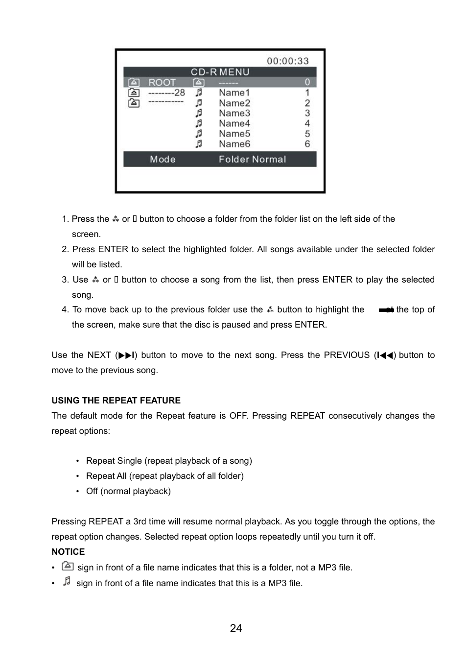 Audiovox VE720 User Manual | Page 25 / 33