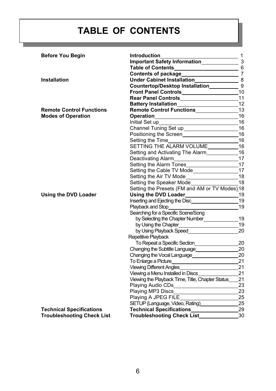 Audiovox VE720 User Manual | Page 7 / 33