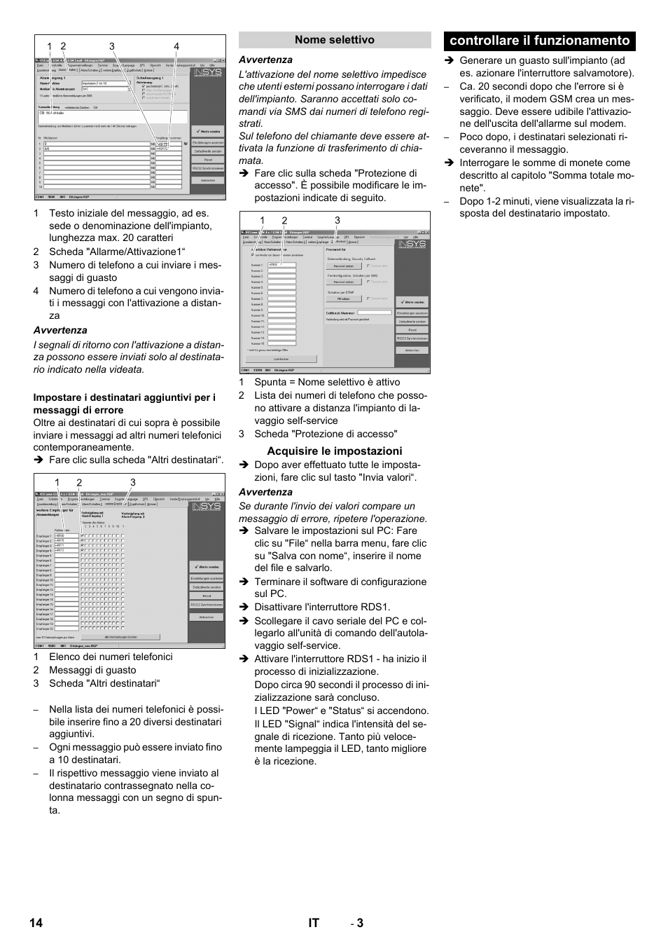 Controllare il funzionamento | Karcher Armoire de lavage SB MB 5-10 User Manual | Page 14 / 48