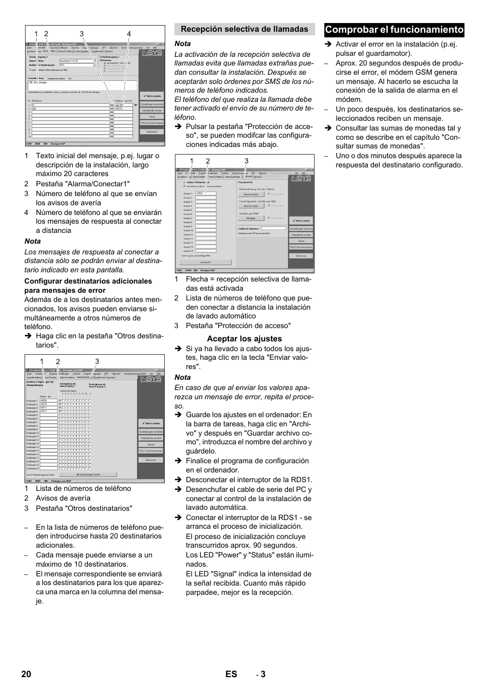 Comprobar el funcionamiento | Karcher Armoire de lavage SB MB 5-10 User Manual | Page 20 / 48