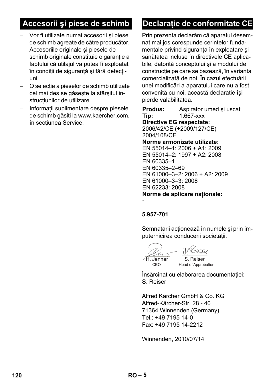 Karcher Aspirateur eau et poussières NT 65-2 Ap Me User Manual | Page 120 / 176