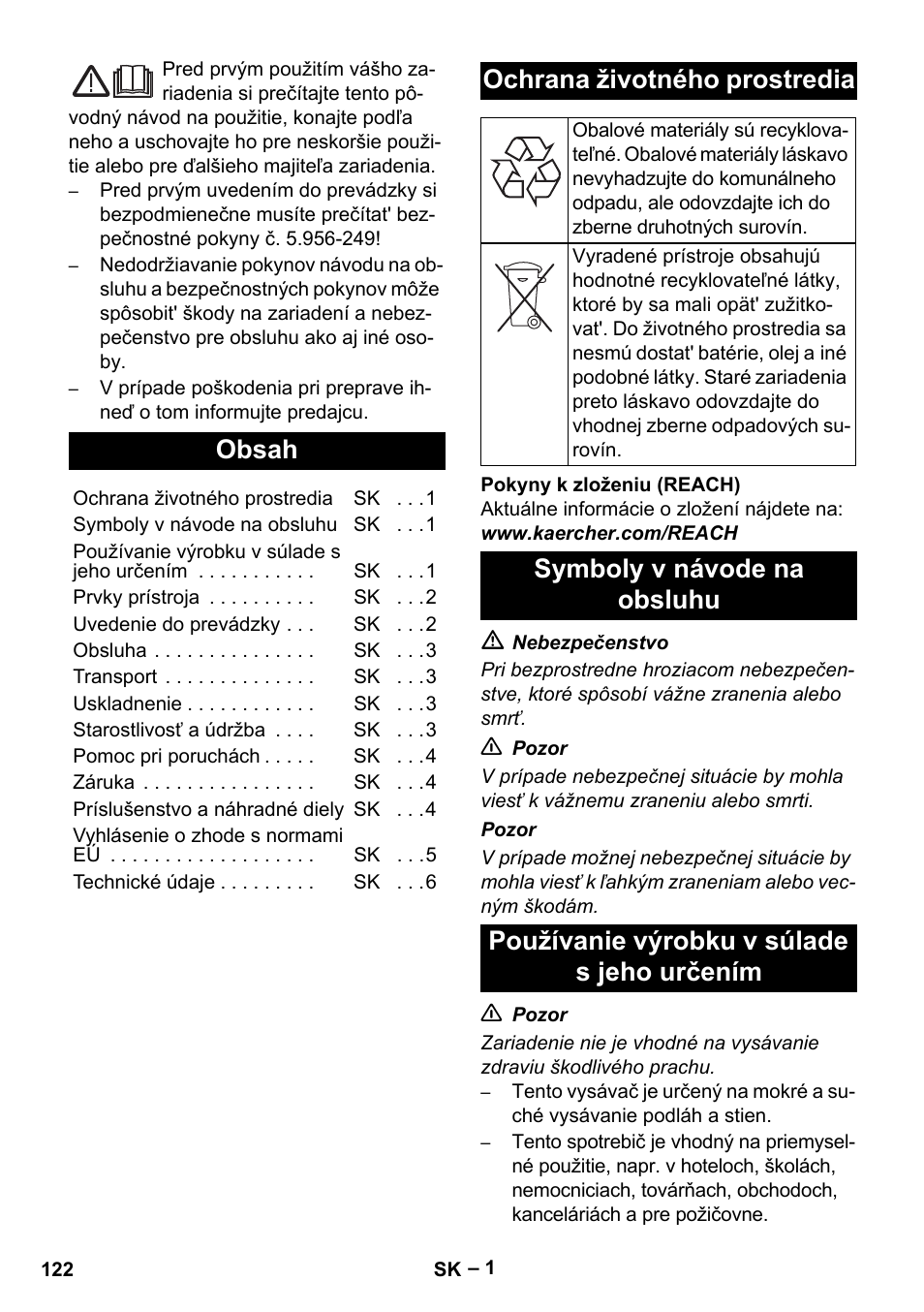 Karcher Aspirateur eau et poussières NT 65-2 Ap Me User Manual | Page 122 / 176