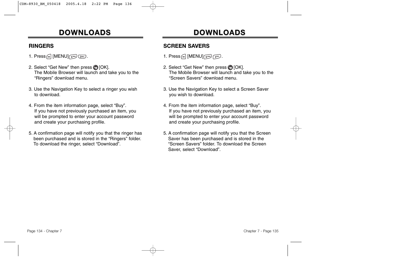 Downloads | Audiovox CDM-8930 User Manual | Page 70 / 85