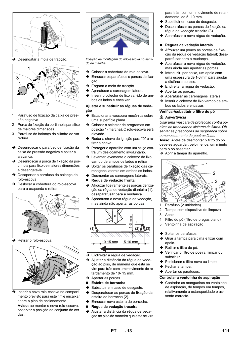 Karcher Balayeuse KM 90-60 R Lpg Adv User Manual | Page 111 / 432