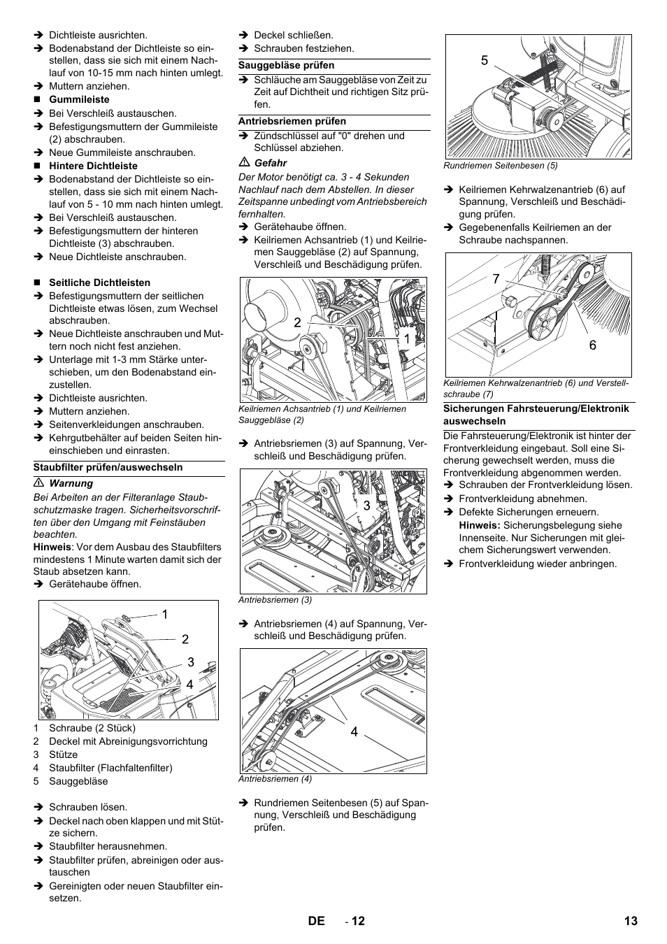 Karcher Balayeuse KM 90-60 R Lpg Adv User Manual | Page 13 / 432