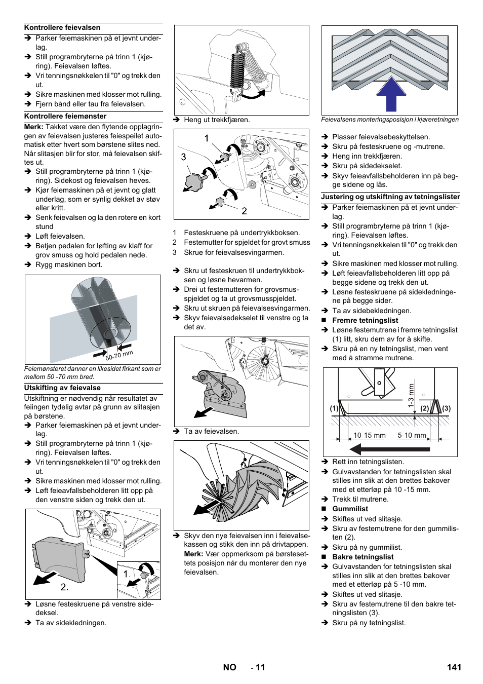 Karcher Balayeuse KM 90-60 R Lpg Adv User Manual | Page 141 / 432