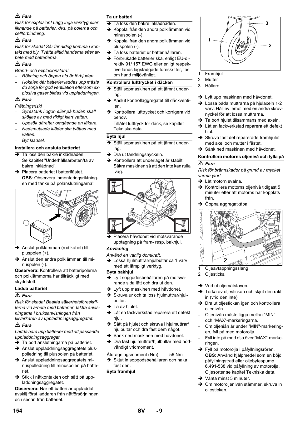 Karcher Balayeuse KM 90-60 R Lpg Adv User Manual | Page 154 / 432