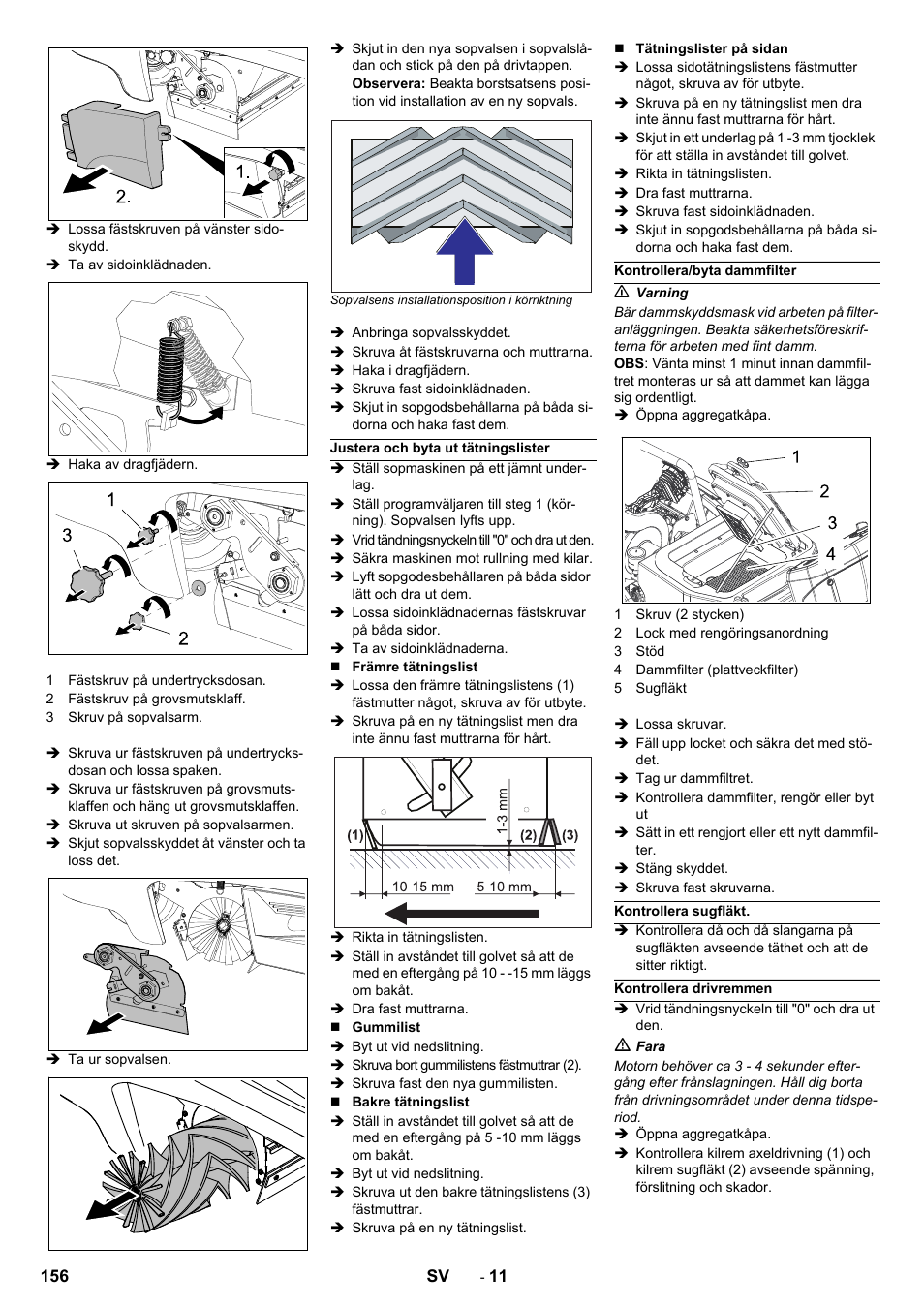 Karcher Balayeuse KM 90-60 R Lpg Adv User Manual | Page 156 / 432