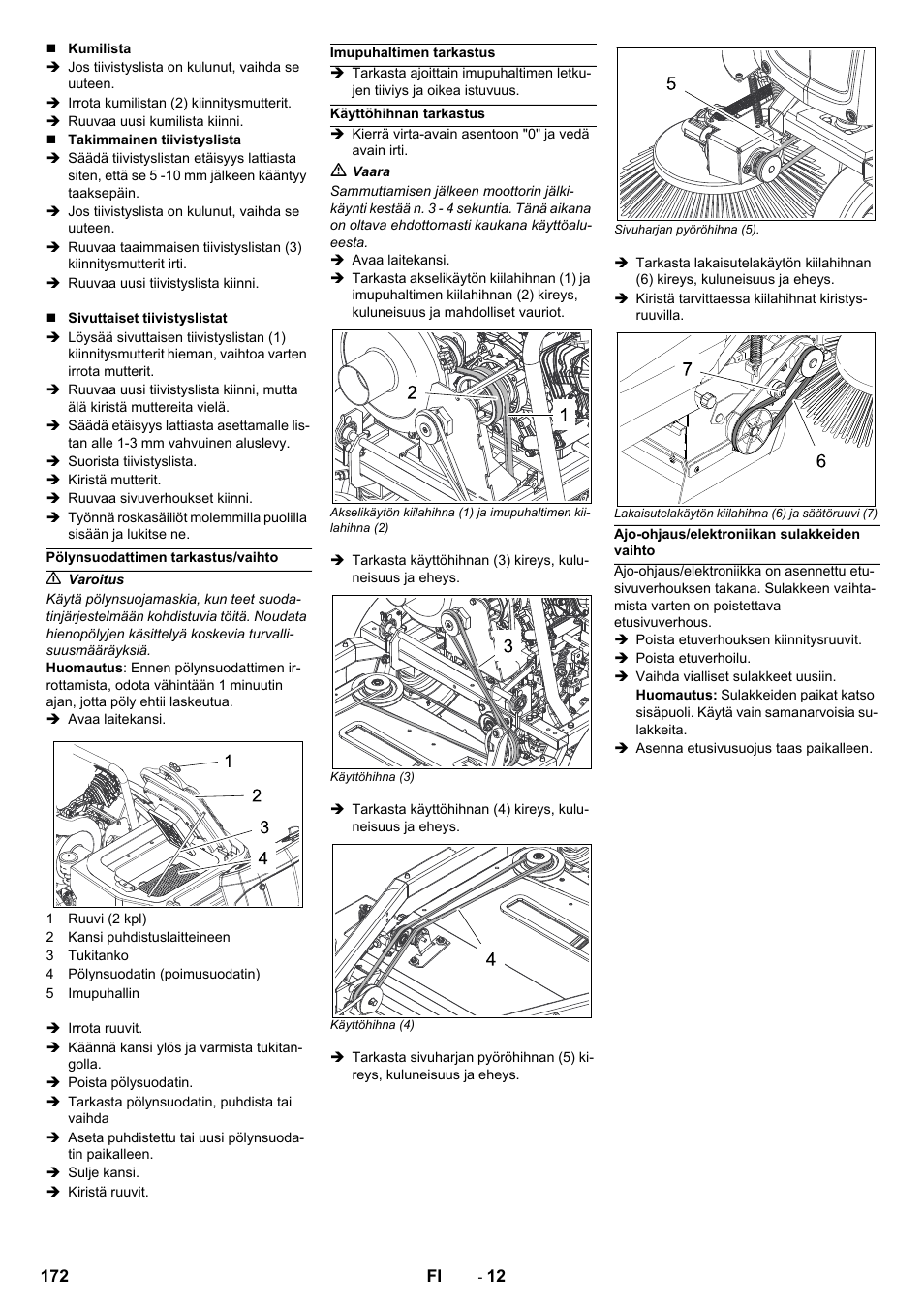 Karcher Balayeuse KM 90-60 R Lpg Adv User Manual | Page 172 / 432