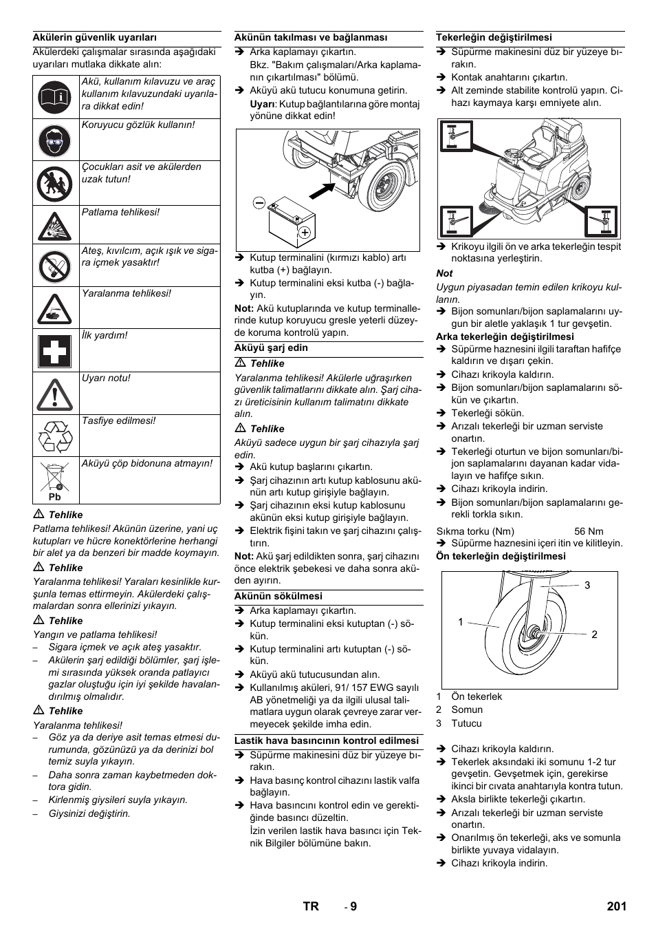 Karcher Balayeuse KM 90-60 R Lpg Adv User Manual | Page 201 / 432