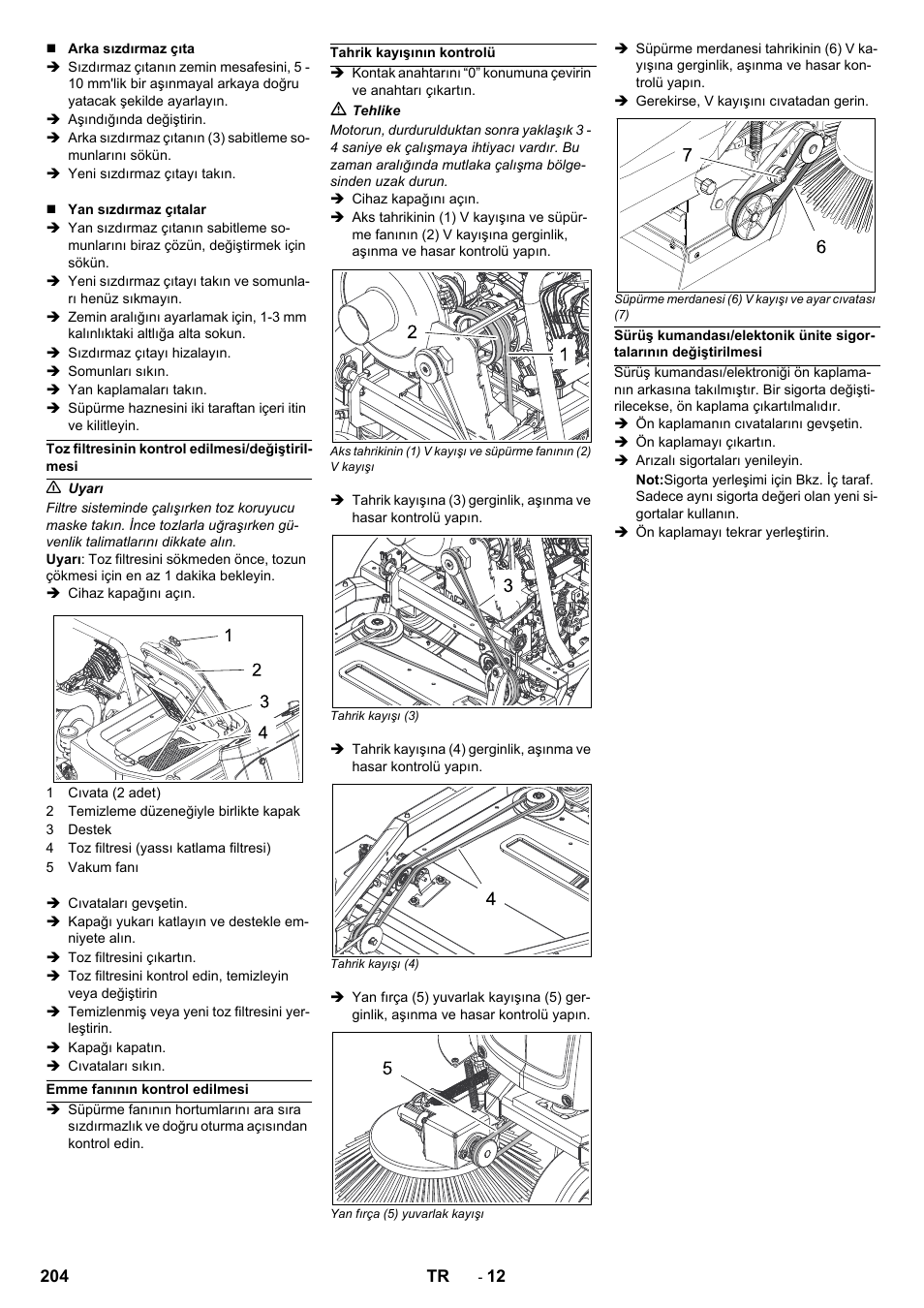 Karcher Balayeuse KM 90-60 R Lpg Adv User Manual | Page 204 / 432