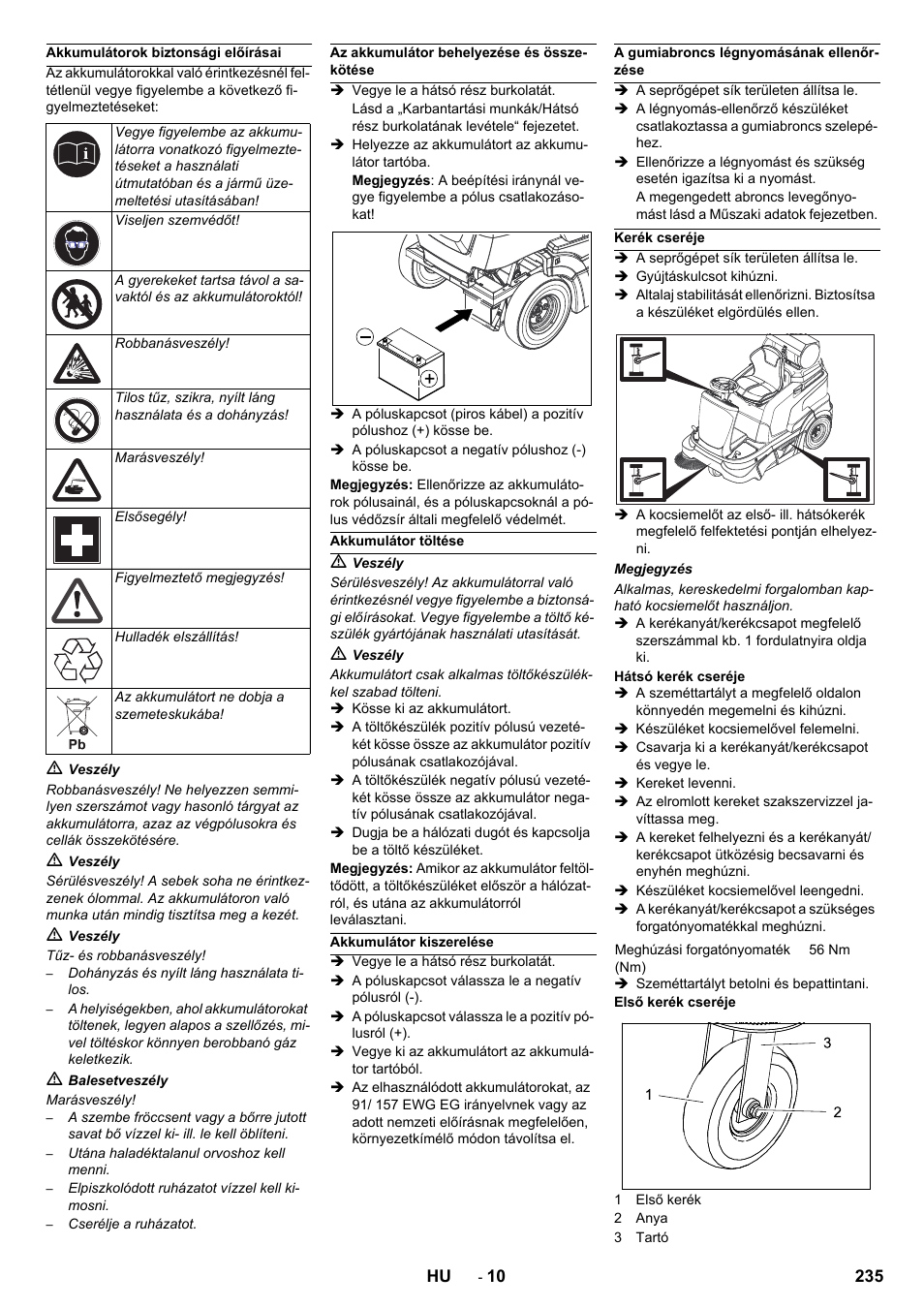 Karcher Balayeuse KM 90-60 R Lpg Adv User Manual | Page 235 / 432