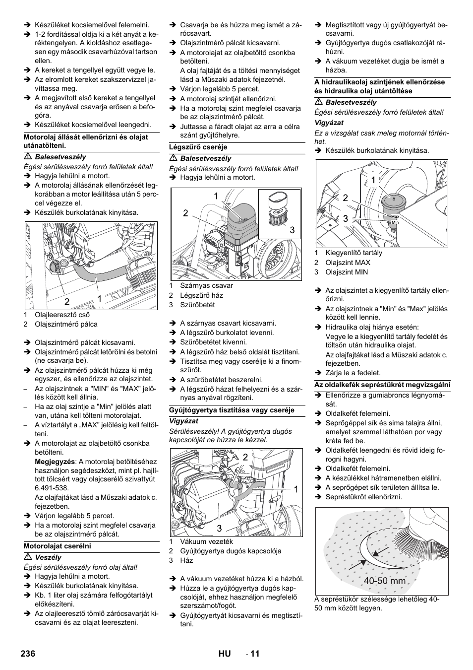 Karcher Balayeuse KM 90-60 R Lpg Adv User Manual | Page 236 / 432