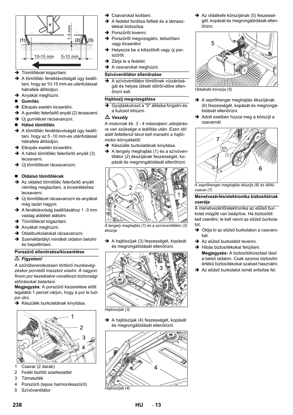 Karcher Balayeuse KM 90-60 R Lpg Adv User Manual | Page 238 / 432