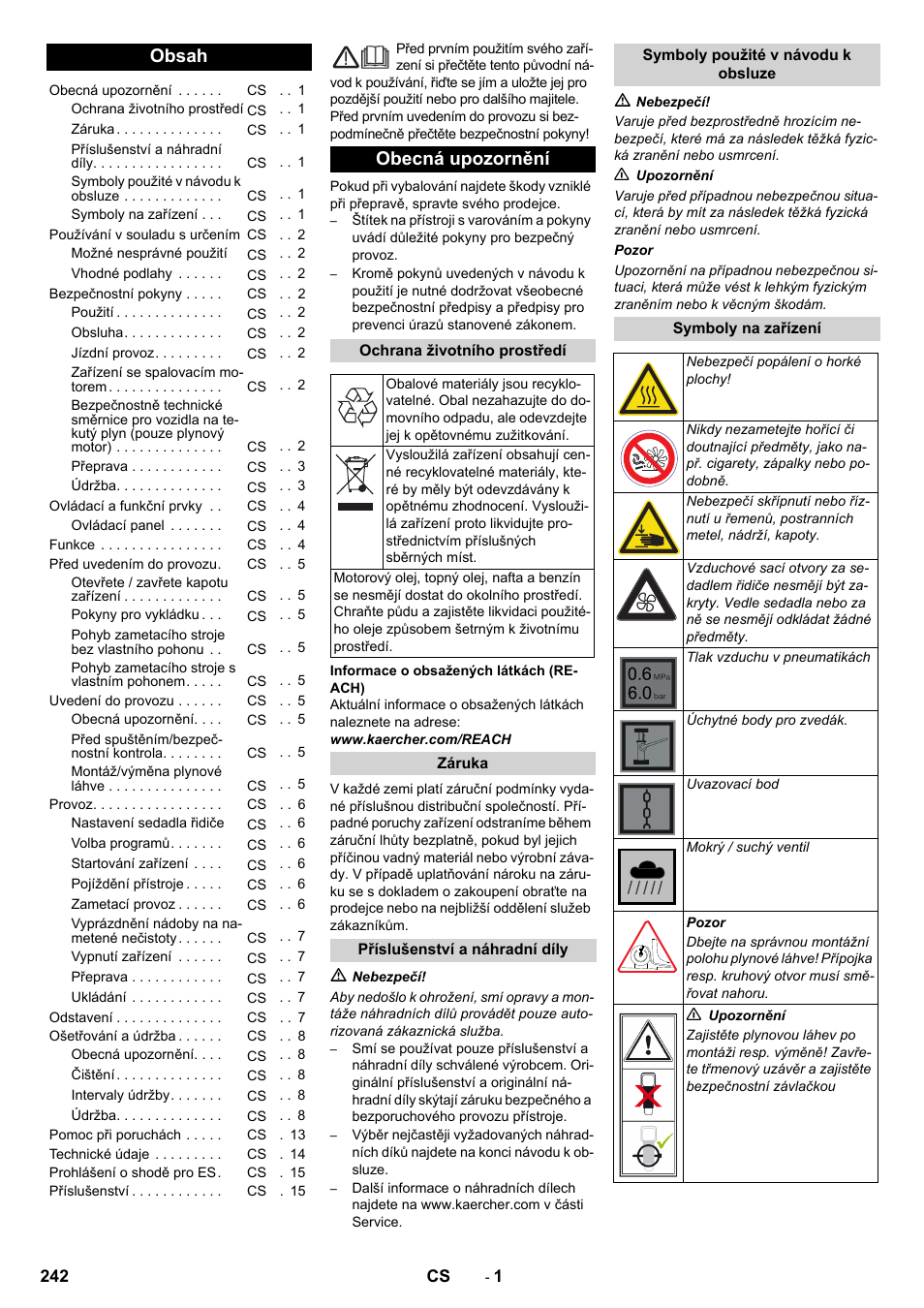 Karcher Balayeuse KM 90-60 R Lpg Adv User Manual | Page 242 / 432