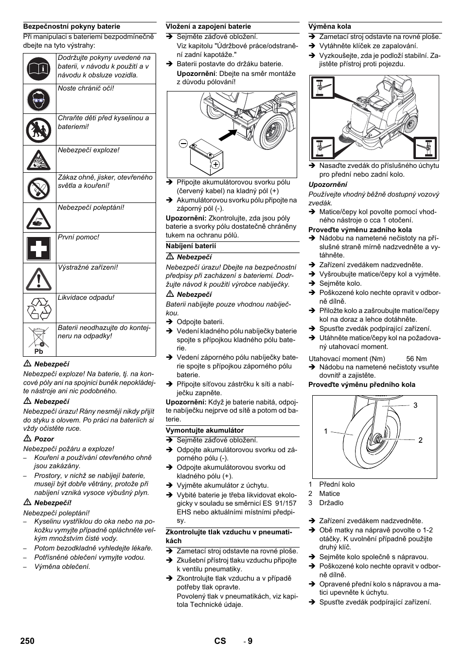 Karcher Balayeuse KM 90-60 R Lpg Adv User Manual | Page 250 / 432