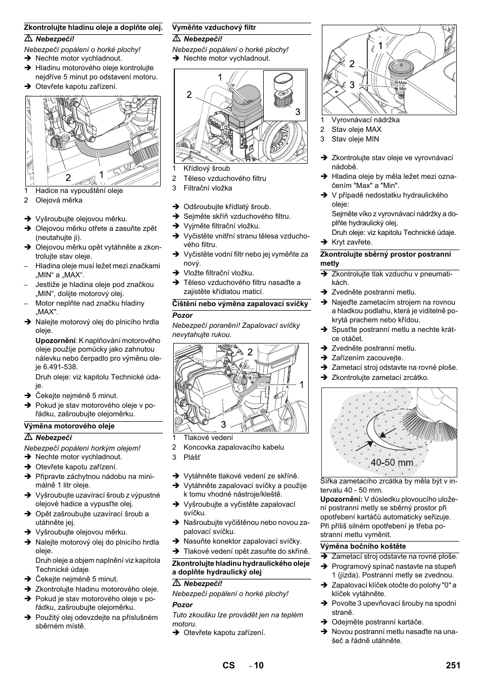 Karcher Balayeuse KM 90-60 R Lpg Adv User Manual | Page 251 / 432