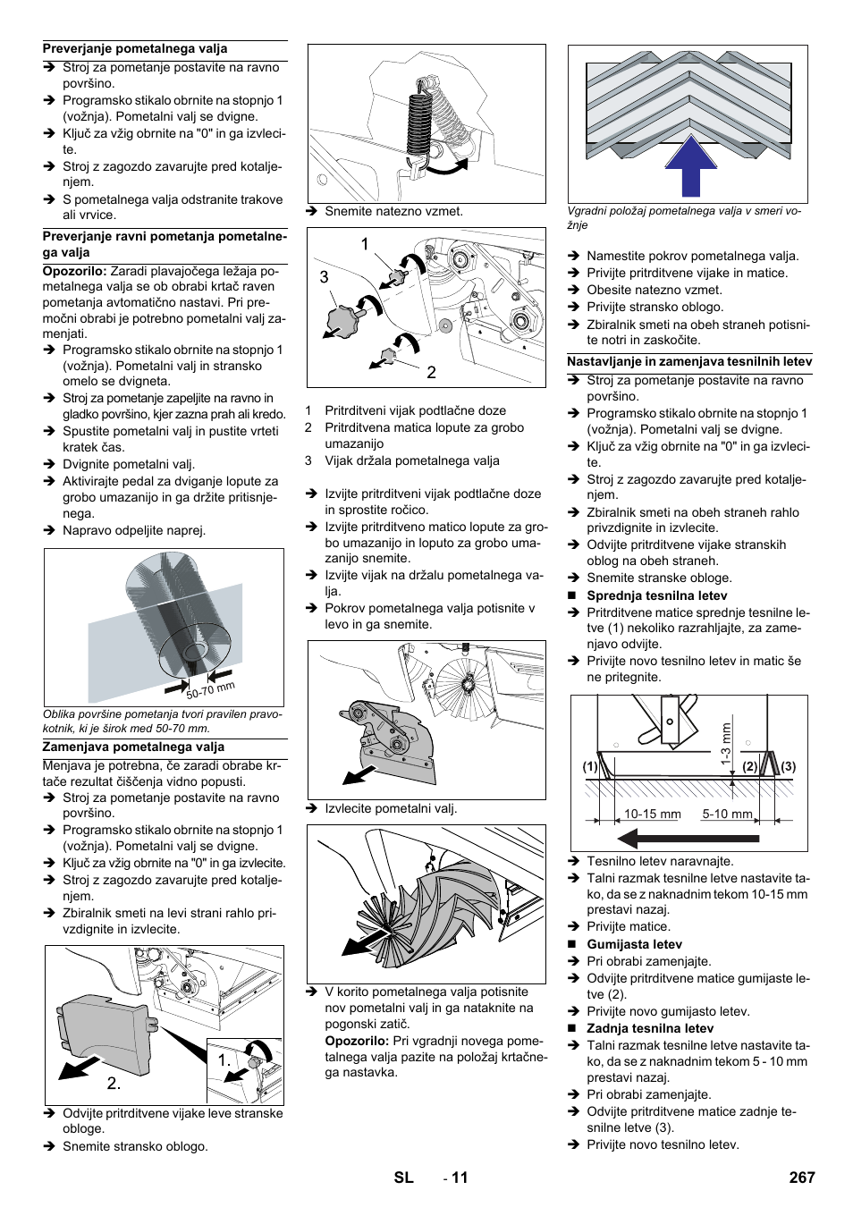 Karcher Balayeuse KM 90-60 R Lpg Adv User Manual | Page 267 / 432