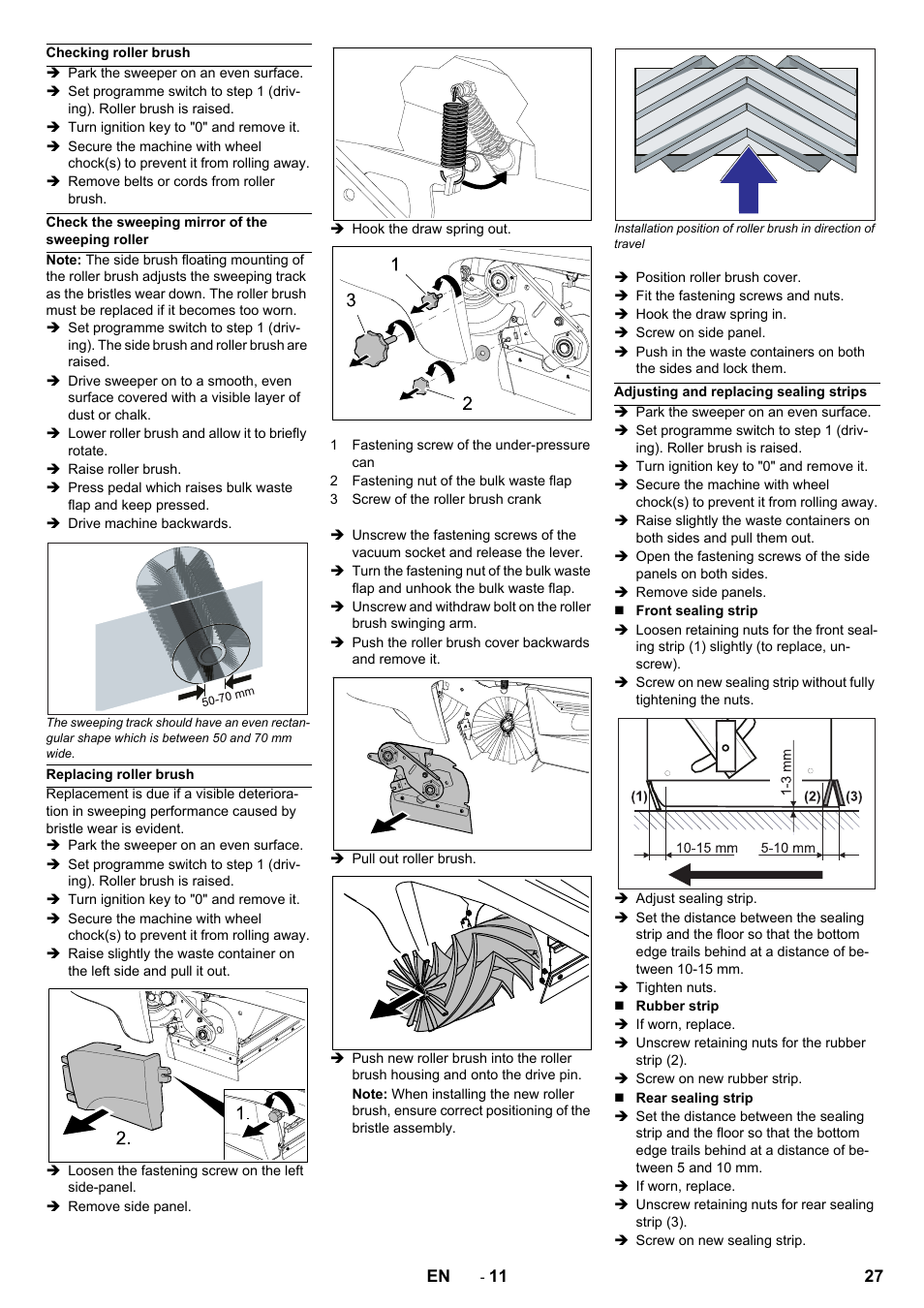 Karcher Balayeuse KM 90-60 R Lpg Adv User Manual | Page 27 / 432