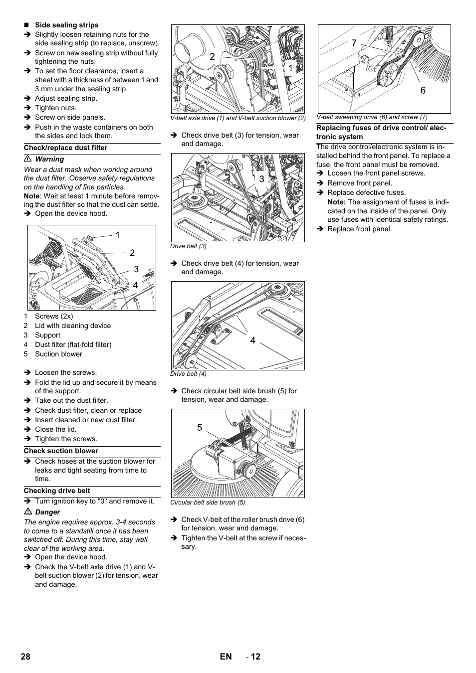 Karcher Balayeuse KM 90-60 R Lpg Adv User Manual | Page 28 / 432