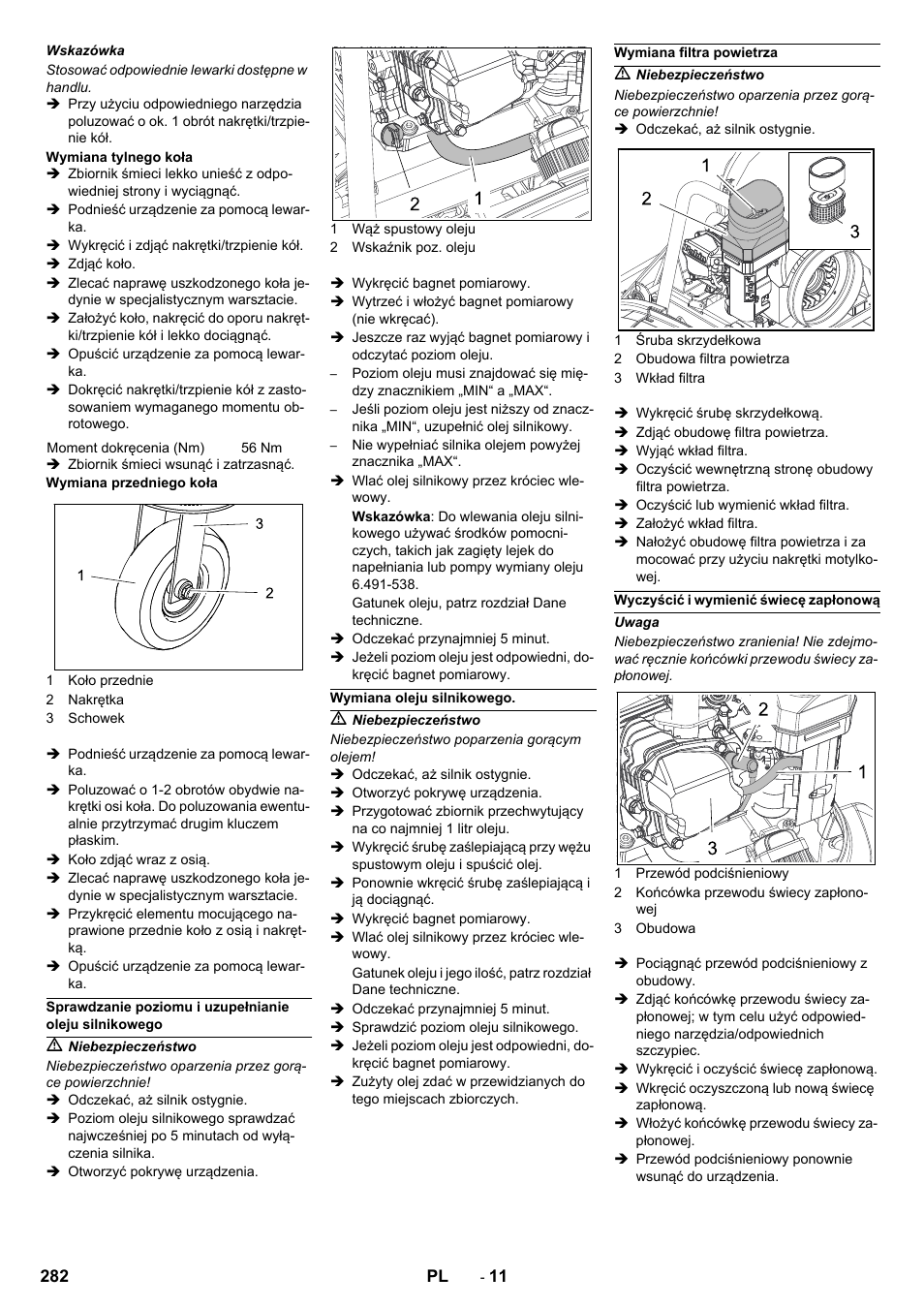 Karcher Balayeuse KM 90-60 R Lpg Adv User Manual | Page 282 / 432