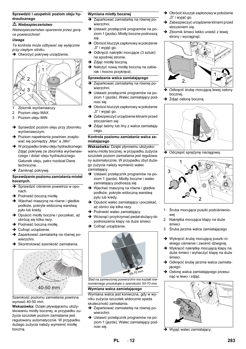 Karcher Balayeuse KM 90-60 R Lpg Adv User Manual | Page 283 / 432