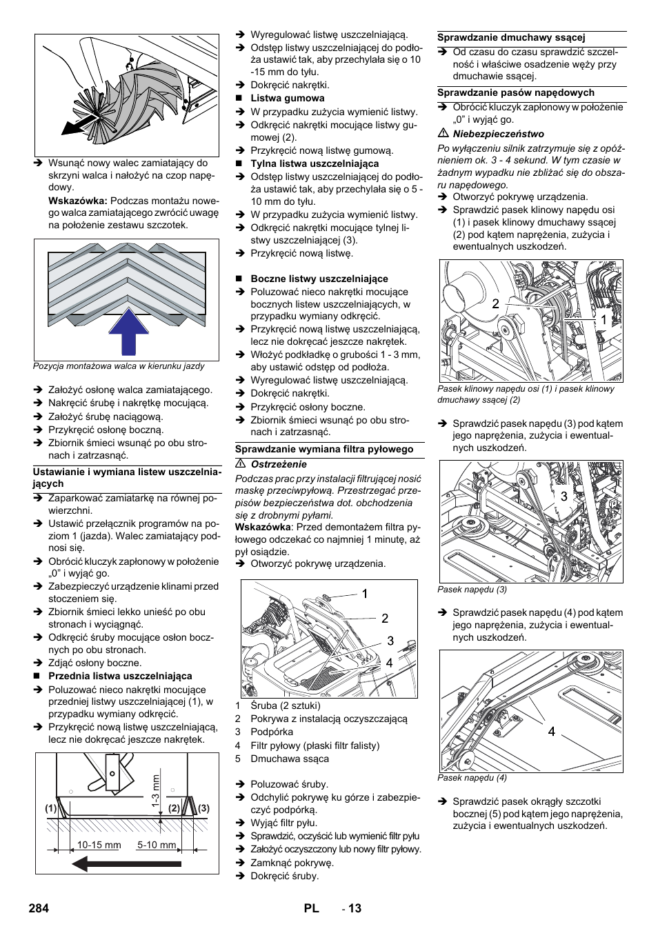 Karcher Balayeuse KM 90-60 R Lpg Adv User Manual | Page 284 / 432