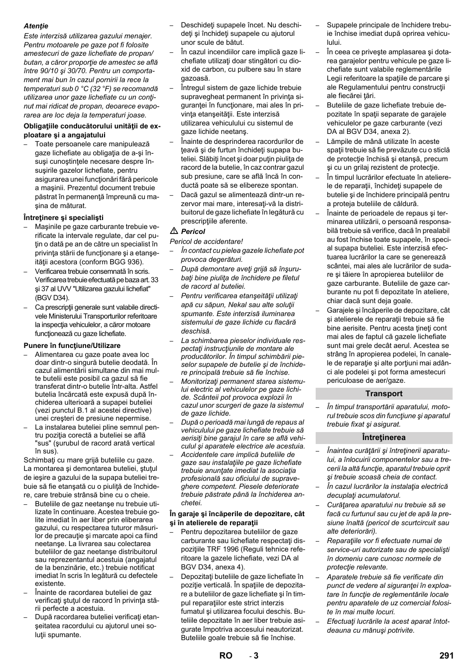 Karcher Balayeuse KM 90-60 R Lpg Adv User Manual | Page 291 / 432